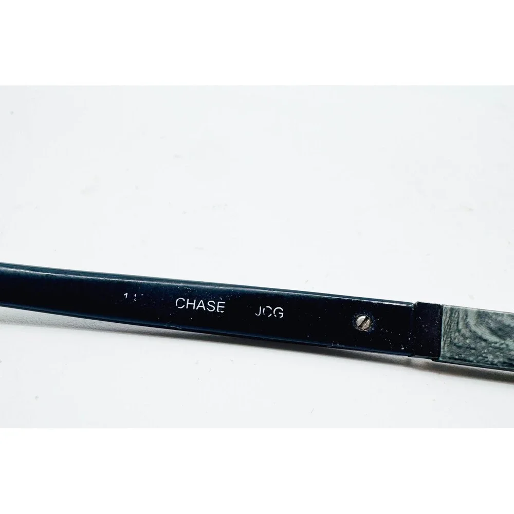 Fossil Chase JCG Eyeglasses Frames Mens Black Rectangle 49-18-140